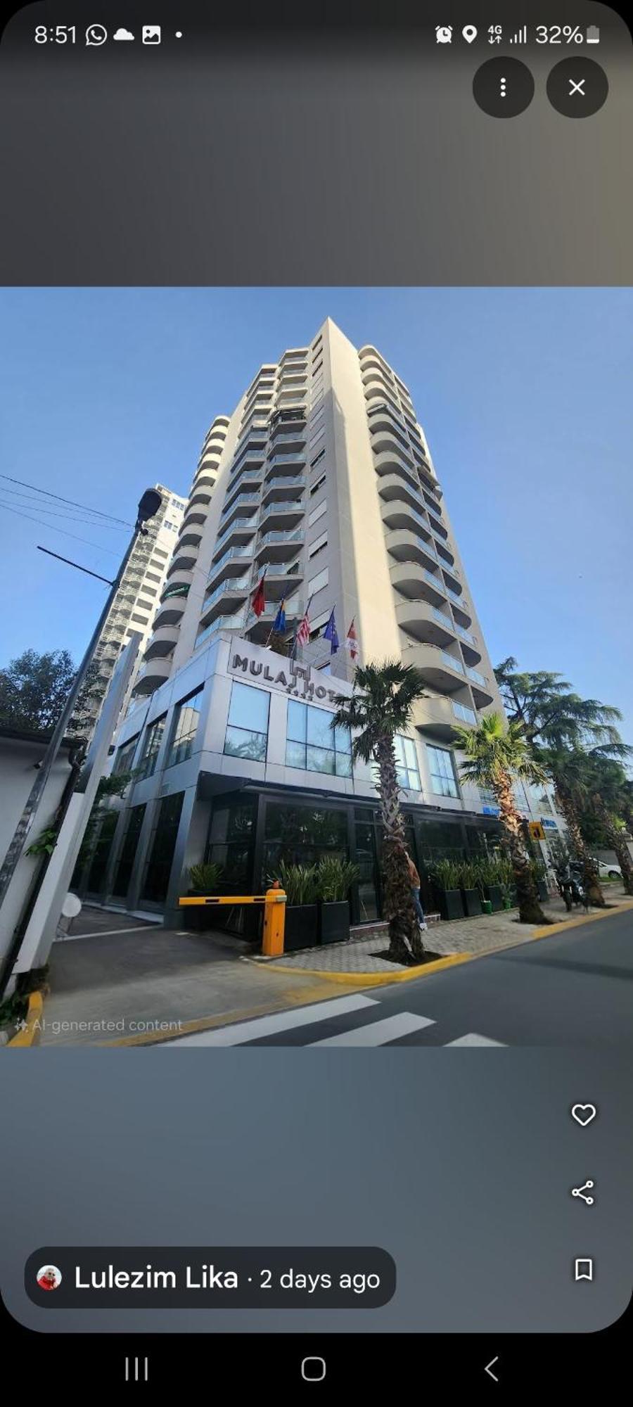 Mulaj Hotel Tirana Exterior photo